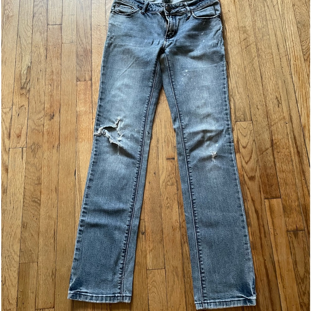 BDG Distressed Slim Straight jeans